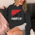 赤黒アナーキーフラッグtシャツ パーカー