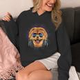 音楽チャウチャウdjヘッドフォン付き 音楽犬愛好家 Hoodie