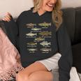 魚の種のトラウトのサーモンのバス釣りの漁師のアングラーのギフト Hoodie