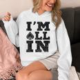 Im All In ポーカーシャツ ポーカープレーヤー Hoodie