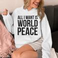 All I Want Is World Peace パーカー