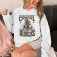 Hoofbeatのリズム カウガール 馬 ロデオ テキサスホース Hoodie