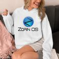 Linux Zorin Os タグラインとロゴ入り オープンソースos Hoodie