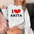 I Love Akita 愛 ハート 秋田 秋田県 日本 お土産 かわいい おしゃれ パーカー