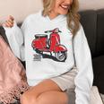 Piaggio クラシックスクーター イタリア製 ピンク Hoodie