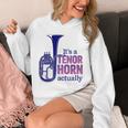 テナーホーンブラスバンドマーチングバンドおもしろ音楽 Alto Horn Or Tenor Horn Joke Hoodie
