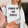 パワー・トゥ・ザ・ピープル Hoodie