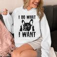 私がしたいことをする フレンチブルドッグ フレンチドッグ 犬 飼い主 犬 ギフト Hoodie
