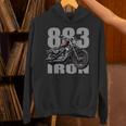 883 アイアンクラシックモーターサイクルバイカー 長袖tシャツ パーカー