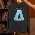 Alien Cat Abduction Ufo Cat Alien Abduction パーカー