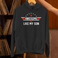 Awesome Like My Son Fathers Day Dad Hoodie