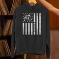 Boxerintage Boxing American Flag Boxing Distressed Hoodie