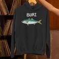 Buri ブリ 鰤 願掛け 釣り好き 海釣り 趣味 おもしろ 魚好き 寿司ネタ 趣味釣り 船釣り 釣り Hoodie