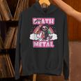 Death Metal Grim Reaper ピンクユニコーン ファニーヘビーメタル パーカー