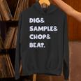 Dig&Sample&Chop&Beat シャツ Mpc ドラムサンプラー 音楽愛好家 パーカー