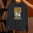 Drink Beer & Hang With My Frenchie French Bulldog Dad Unisex Hoodie