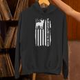 French Bulldog American Flag Frenchie Dog Unisex Hoodie