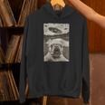 French Bulldog And UFO UFO And French Bulldog Selfie Unisex Hoodie