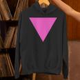 Gay Pride Upside Down Pink Triangle パーカー