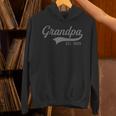 Grandpa Est 2025 Promoted To Grandpa 2025 New Grandpa Hoodie