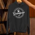 Grandpaw The Myth The Snack Dealer Fathers Day Dog Grandpa Hoodie