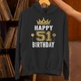 Happy 51St Birthday アイデア 51歳 男女用 パーカー