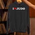I Heart 柔道 愛 柔道 趣味 恋人 Hoodie