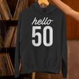 Hello 50 Birthday Bday 50歳の誕生日 50歳 Hoodie