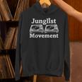 Junglist Movement ジャングルドラムとバスミュージックデザイン Hoodie