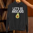 Let's Go アボカドユーモアジョーク ユニセックス アボカド中毒者 パーカー