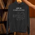 Life Is Complicated 生化学、化学、生物学、次世代シーケンシング、科学、生化学的経路、分子生物学 Hoodie