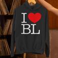 I Love ハート Bl パーカー