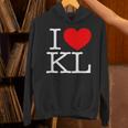 I Love ハート Kl パーカー