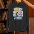 My Body Choice Power Andoice フェミニストポジティブ Hoodie