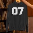 Number 07Ports Jersey Player 07 7 Fan Front Printarsity Hoodie