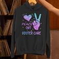 Peace Out フォスターケア 養子縁組 ごっちゃの日 2023 パーカー