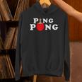 Ping Pong ピンポン卓球 おもしろレトロ Hoodie