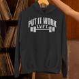 Put It Work Lvft ジム ボディービル ボディービルダー リフティング グランジ パーカー