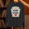 I Put Ketchup On My Ketchup トマトマスタード ハロウィンチーム 長袖tシャツ パーカー