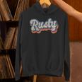 Rusty 名前入りシャツ カスタムレタリング 70年代 パーカー
