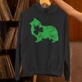 Shetlandheepdog シェルティ セントパトリックデー メンズ シャムロックドッグ パーカー