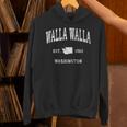 Walla Walla Washington Wa ビンテージアスレチックスポーツデザイン パーカー