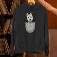 Westie ホワイトハイランドテリアポケット 犬の飼い主用 パーカー