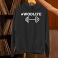 Wod ライフ クロストレーニング ボックス ウェイトリフティング フィットネス 楽しい パーカー
