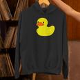 かわいいラバーダックイエローグラフィックかわいいラバーダック パーカー