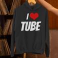 アイ・ラブ・チューブ・ハート パーカー