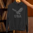 アメリカ国旗 アメリカンイーグル アメリカ国旗 クールでアンティーク調のグラフィック Hoodie