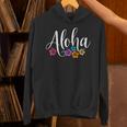 アロハ ハワイアン ハイビスカス フラワー サーファー マウイ カウアイ ハワイ Hoodie