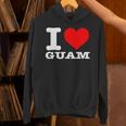 グアム I Heart Guam I Love Guam パーカー