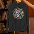 サイケデリックシュガースカルtシャツ 鮮やかでカラフルな死者の日 パーカー